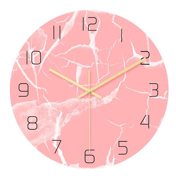 wall clock high gloss acrylic material pink marble uv printed frameless circle silent movement creative bedroom home decoration clocks
wall clock high gloss acrylic material pink marble uv printed frameless circle silent movement creative bedroom home decoration clocks