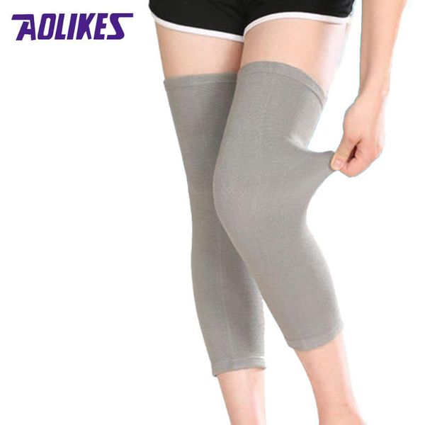 pair super elastic basketball knee pad support brace football leg calf thigh compression sleeve sports safety elbow & pads, Black;gray
pair super elastic basketball knee pad support brace football leg calf thigh compression sleeve sports safety elbow & pads, Black;gray