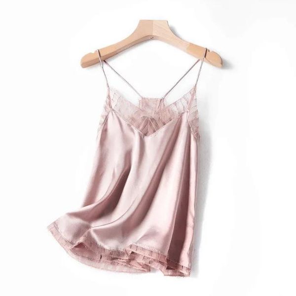 women's tanks & camis women spring / summer 100% silk 2021 vest lace v-neck fashion camisole, White
women's tanks & camis women spring / summer 100% silk 2021 vest lace v-neck fashion camisole, White