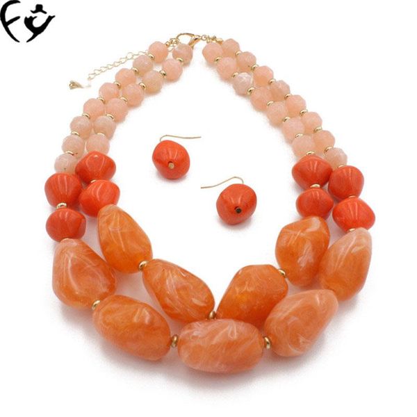 earrings & necklace american and european jelly color handmade beads double fy18080417, Silver
earrings & necklace american and european jelly color handmade beads double fy18080417, Silver
