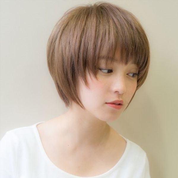 american korean popular wig european and wig girls' short hair temperament oblique bangs soft girl straight, Black
american korean popular wig european and wig girls' short hair temperament oblique bangs soft girl straight, Black