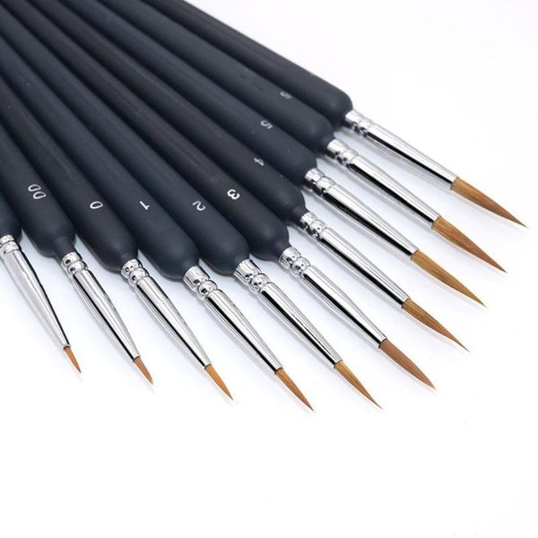 refills miniature paint brushes set professional nylon hook line pen art liner drawing for acrylic watercolor painting, Black;red
refills miniature paint brushes set professional nylon hook line pen art liner drawing for acrylic watercolor painting, Black;red