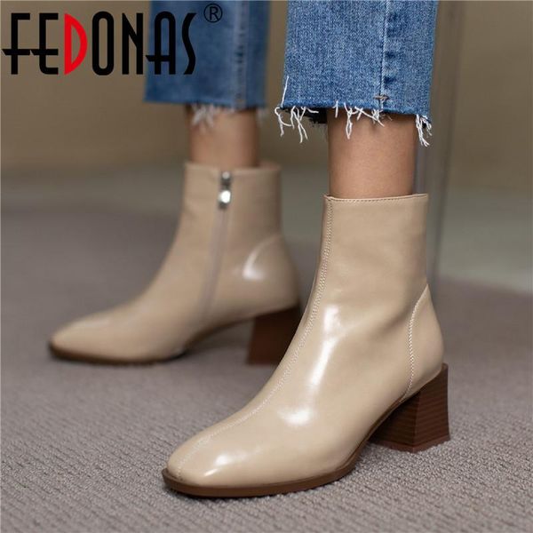 boots fedonas fashion women's winter side zipper female genuine leather high heels for women party basic shoes woman, Black
boots fedonas fashion women's winter side zipper female genuine leather high heels for women party basic shoes woman, Black