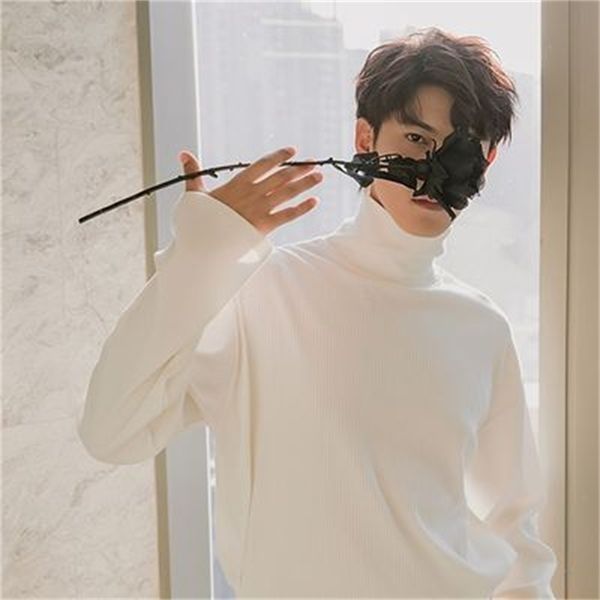 long-sleeved t-shirt men's thin round neck printed sweater autumn and winter warm bottoming shirt 210420, White;black
long-sleeved t-shirt men's thin round neck printed sweater autumn and winter warm bottoming shirt 210420, White;black