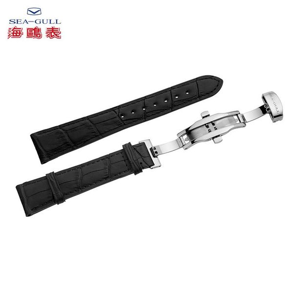 watch bands 22mm seagull men's women's original strap bracelet butterfly buckle accessories, Black;brown
watch bands 22mm seagull men's women's original strap bracelet butterfly buckle accessories, Black;brown