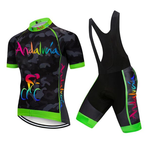 racing sets for male 2021 andalucia camouflage pro team summer bike cycling jersey men clothes wear bib shorts breathable, Black;blue
racing sets for male 2021 andalucia camouflage pro team summer bike cycling jersey men clothes wear bib shorts breathable, Black;blue