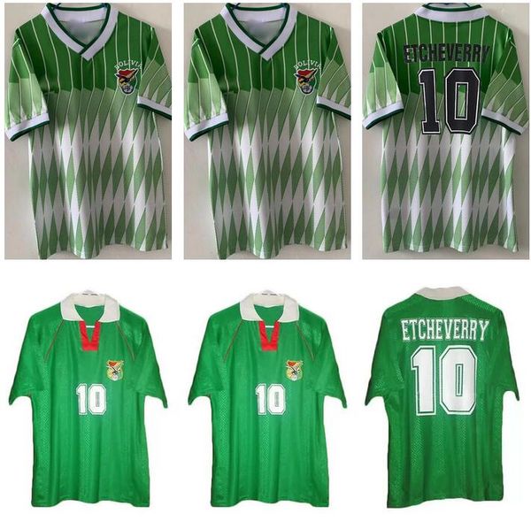 bolivia 1993 1994 1995 version retro sport club do retro soccer jersey classic #10 etcheverry home green 94 manches courtes cru vintage foot, Black;yellow
bolivia 1993 1994 1995 version retro sport club do retro soccer jersey classic #10 etcheverry home green 94 manches courtes cru vintage foot, Black;yellow
