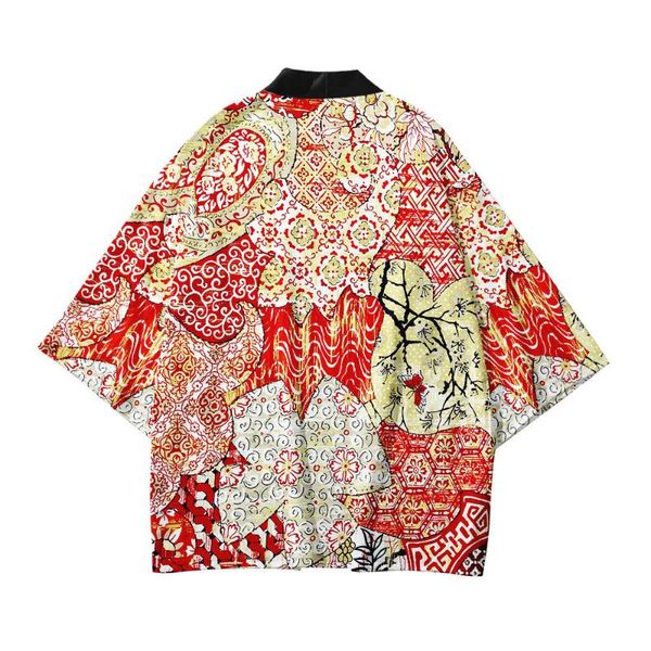 ethnic clothing men harajuku haori cardigan shirt yukata traditional jacket japanese costume print kimono coat, Red
ethnic clothing men harajuku haori cardigan shirt yukata traditional jacket japanese costume print kimono coat, Red