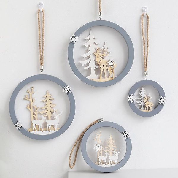 decorative objects & figurines simple nordic wooden round elk pendant christmas atmosphere decoration room bedroom wall hanging
decorative objects & figurines simple nordic wooden round elk pendant christmas atmosphere decoration room bedroom wall hanging