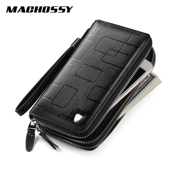 wallets wallet men genuine leather long clutch double zippers large capacity fashion male, Red;black
wallets wallet men genuine leather long clutch double zippers large capacity fashion male, Red;black
