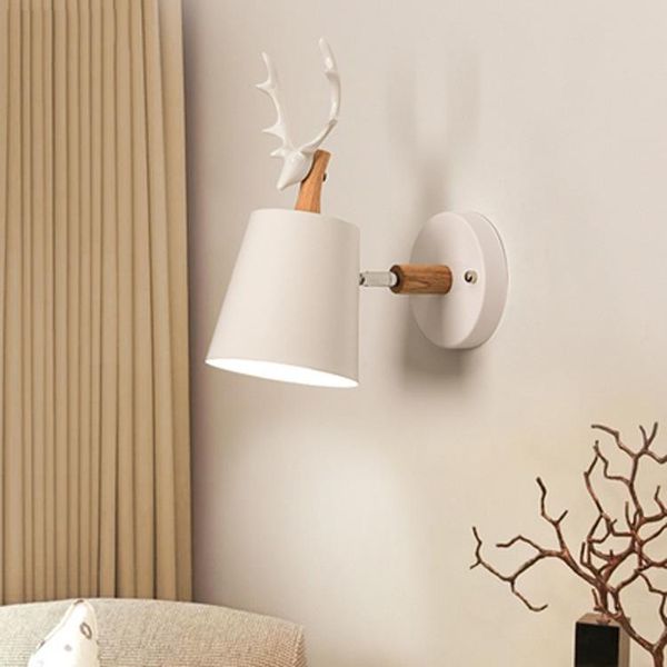northern european style antler small wall lamp modern simple living room bedroom bedside iron art personality
northern european style antler small wall lamp modern simple living room bedroom bedside iron art personality