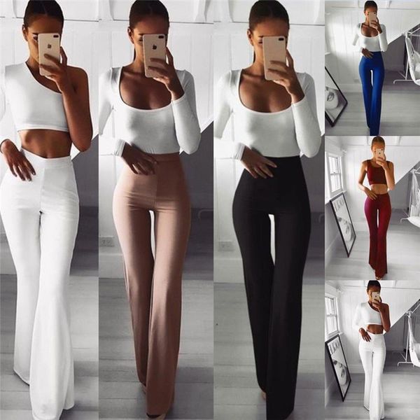 palazzo flared solid color womens capris high waist ol career long trousers fashion slim female clothing, Black;white
palazzo flared solid color womens capris high waist ol career long trousers fashion slim female clothing, Black;white