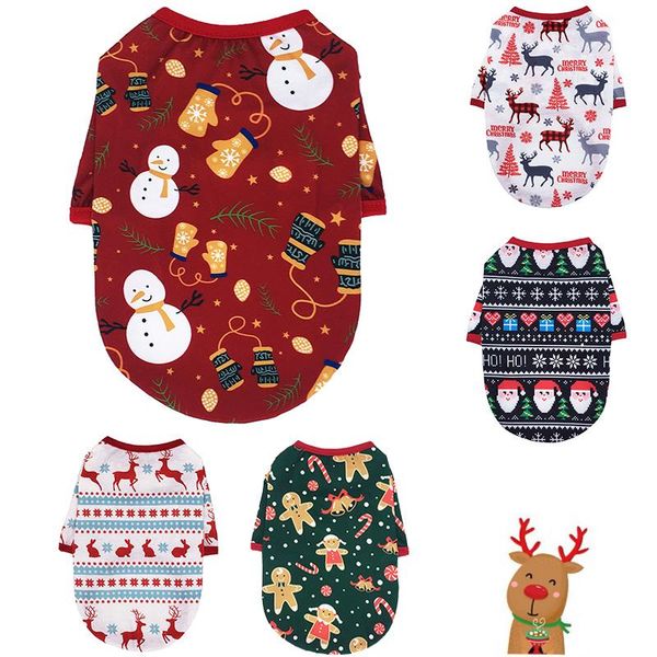 dog apparel christmas clothes cute cartoon elk snowman t-shirt soft hoodies jacket small dogs clothing autumn winter pug ropa perro
dog apparel christmas clothes cute cartoon elk snowman t-shirt soft hoodies jacket small dogs clothing autumn winter pug ropa perro