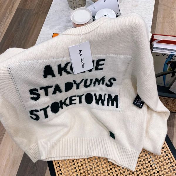 brand hoodie ac smiling face lazy style yyds 21 autumn new letter inlaid off shoulder round neck knitted sweater gx2757, Black
brand hoodie ac smiling face lazy style yyds 21 autumn new letter inlaid off shoulder round neck knitted sweater gx2757, Black
