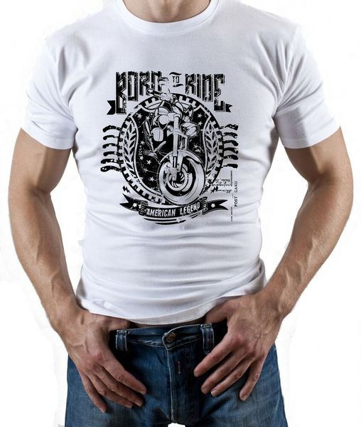 born to ride cotton t-shirt clothing biker motorbike superbike biker's gift, White;black
born to ride cotton t-shirt clothing biker motorbike superbike biker's gift, White;black