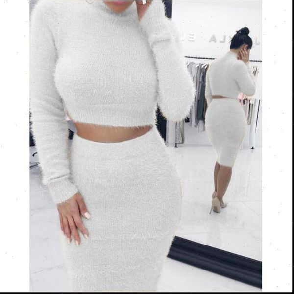 winter soft warm knitted womens tracksuits o neck 2 pieces set casual full sleeve sweater skirt female suits two piece, Gray
winter soft warm knitted womens tracksuits o neck 2 pieces set casual full sleeve sweater skirt female suits two piece, Gray
