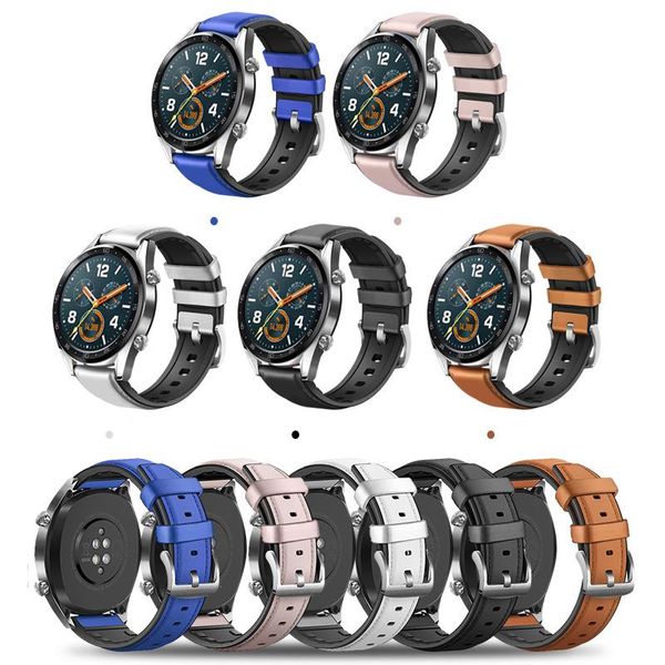 watch bands 22mm silicone leather strap band for huawei gt 2 magic wristband samsung 4 calssic 42mm s1 s2 s3, Black;brown
watch bands 22mm silicone leather strap band for huawei gt 2 magic wristband samsung 4 calssic 42mm s1 s2 s3, Black;brown