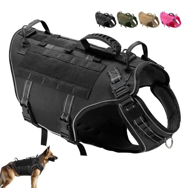 tactical dog training harness no pull military k9 large dogs pet working vest easy control for medium collars & leashes
tactical dog training harness no pull military k9 large dogs pet working vest easy control for medium collars & leashes