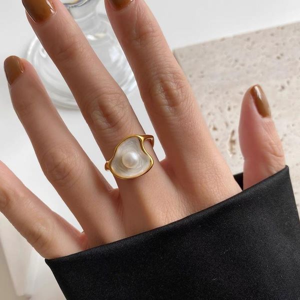 cluster rings origin summer french vintage freshwater pearl ring for women fashion open adjustable gold metal index finger jewellery, Golden;silver
cluster rings origin summer french vintage freshwater pearl ring for women fashion open adjustable gold metal index finger jewellery, Golden;silver