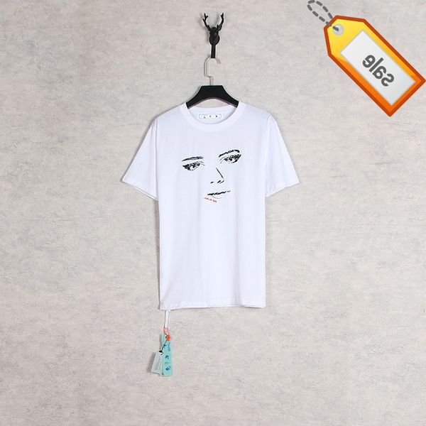 off co limited character letter printed embroidery short sleeve t-shirt ow men and women lovers european loose bottomed shirt, White;black
off co limited character letter printed embroidery short sleeve t-shirt ow men and women lovers european loose bottomed shirt, White;black