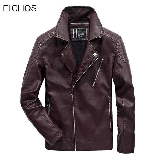 men's fur & faux eichos motorcycle leather jackets men autumn winter velvet solid color pu coat fashion slim locomotive jacket py1782, Black
men's fur & faux eichos motorcycle leather jackets men autumn winter velvet solid color pu coat fashion slim locomotive jacket py1782, Black