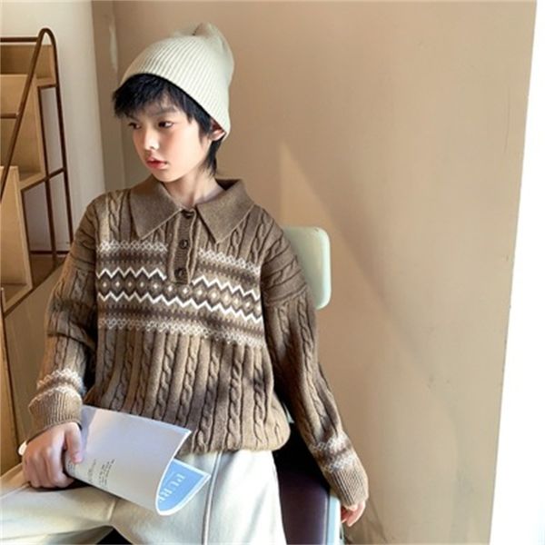 boys sweaters 2022 new products lapel big childrens fashion simple soft and warm woolen sweaters, Blue
boys sweaters 2022 new products lapel big childrens fashion simple soft and warm woolen sweaters, Blue