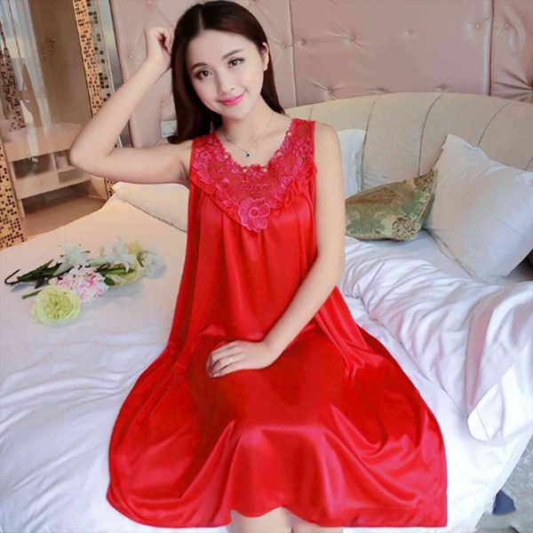 large night dress nightgown womens sleepwears sleeping dresses plus size sleepshirts sleeveless summer, Black;red
large night dress nightgown womens sleepwears sleeping dresses plus size sleepshirts sleeveless summer, Black;red