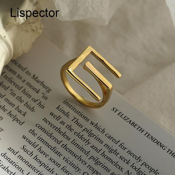 cluster rings lispector 925 sterling silver korean simple letter e shape for women minimalist elegant chic name rock punk jewelry, Golden;silver
cluster rings lispector 925 sterling silver korean simple letter e shape for women minimalist elegant chic name rock punk jewelry, Golden;silver