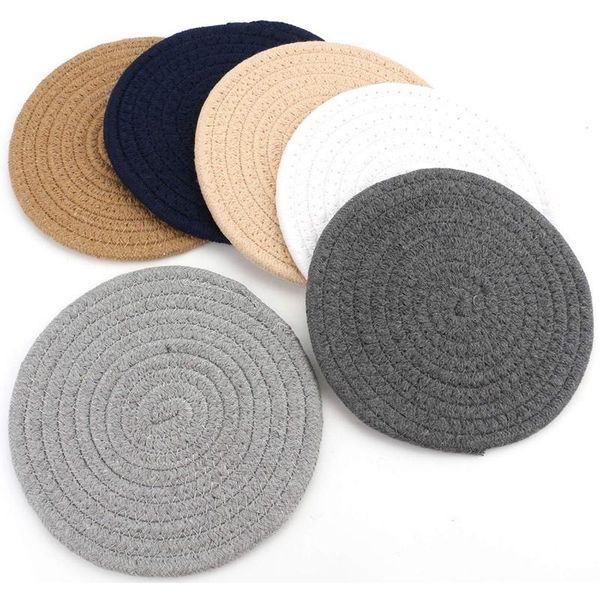 table runner 6-pcs cotton woven pot mat-18cm fashion placemat set, tripod, pad, soup spoon, suitable for cooking and baking
table runner 6-pcs cotton woven pot mat-18cm fashion placemat set, tripod, pad, soup spoon, suitable for cooking and baking