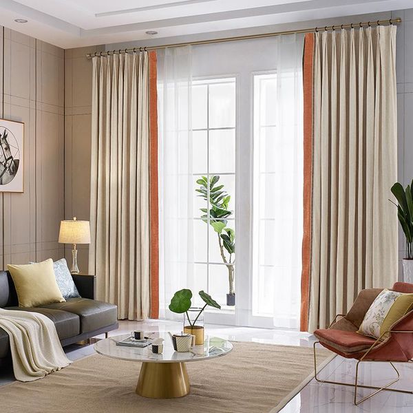 custom curtain nordic modern simplicity livingroom lace beige oranger cotton shading bedroom blackout drape m928 & drapes
custom curtain nordic modern simplicity livingroom lace beige oranger cotton shading bedroom blackout drape m928 & drapes