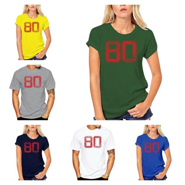 men's t-shirts printed men t shirt cotton short sleeve red sports jerzee number 80 t-shirt women tshirt arrival real tee, White;black
men's t-shirts printed men t shirt cotton short sleeve red sports jerzee number 80 t-shirt women tshirt arrival real tee, White;black