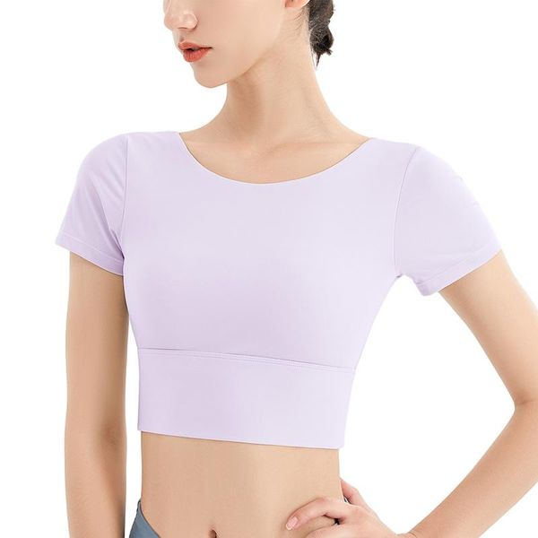 yoga outfit short sleeve shirts women with chest pad breathable gym fitness running workout back clothes sport wear mujer
yoga outfit short sleeve shirts women with chest pad breathable gym fitness running workout back clothes sport wear mujer