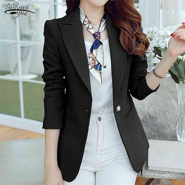 winter office jacket women long sleeve slim lady coat formal coats solid outwear feminine d214 210421, White;black
winter office jacket women long sleeve slim lady coat formal coats solid outwear feminine d214 210421, White;black