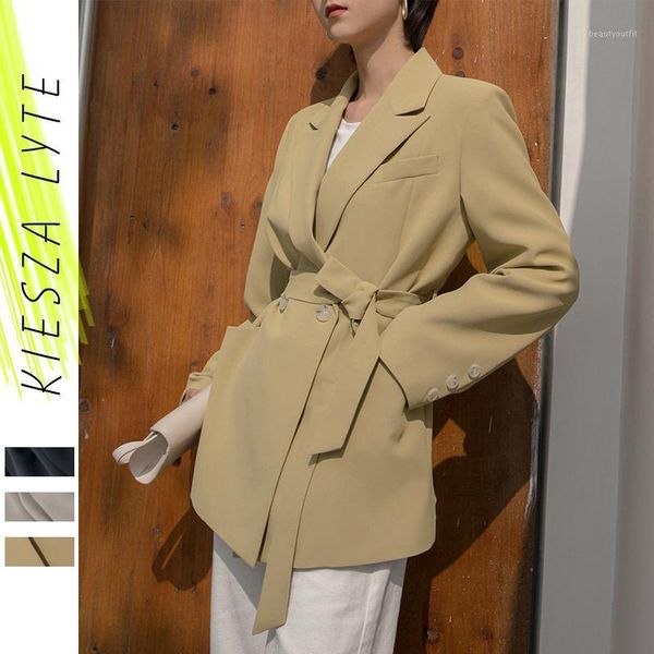 korean style blazer jacket women elegant slanting pocket long sleeve belted suits coat 2021 autumn chic ladies outerwear female women's, White;black
korean style blazer jacket women elegant slanting pocket long sleeve belted suits coat 2021 autumn chic ladies outerwear female women's, White;black