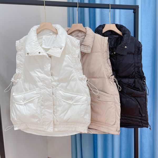 vests super value feedback fashionable st collar white duck down et vt women's autumn winter coat casual and versatile, Black;white
vests super value feedback fashionable st collar white duck down et vt women's autumn winter coat casual and versatile, Black;white