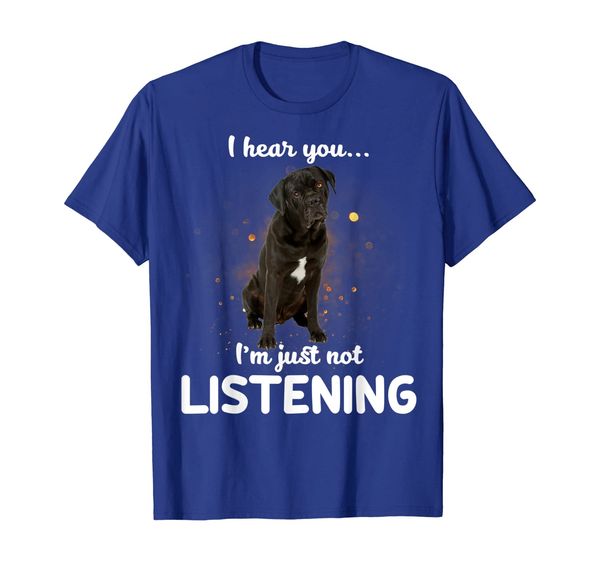 cane corso i hear you not listening t-shirt, White;black
cane corso i hear you not listening t-shirt, White;black