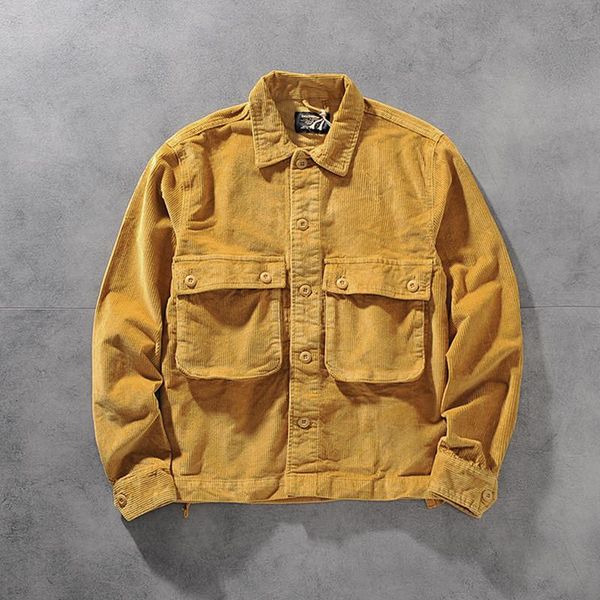 men's jackets 2021 autumn and winter fashion solid color retro corduroy casual jacket youth lapel single breasted work coat, Black;brown
men's jackets 2021 autumn and winter fashion solid color retro corduroy casual jacket youth lapel single breasted work coat, Black;brown