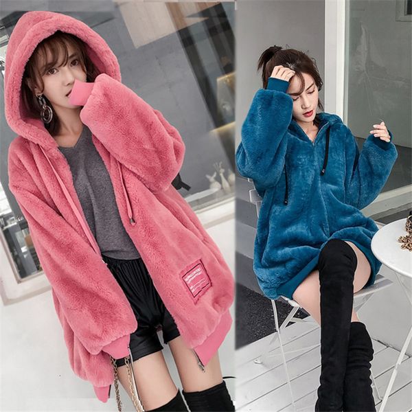 women's jackets autumn winter hoodies women korean medium long fashion loose sweatshirts thick hooded female sleeves lgu1, Black;brown
women's jackets autumn winter hoodies women korean medium long fashion loose sweatshirts thick hooded female sleeves lgu1, Black;brown