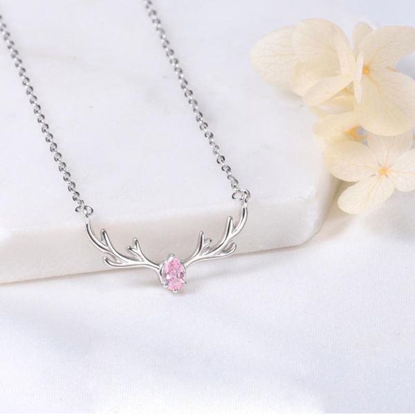 silver necklace female s925 sterling antler pendant clavicle chain valentine day gift for girlfriend chains
silver necklace female s925 sterling antler pendant clavicle chain valentine day gift for girlfriend chains