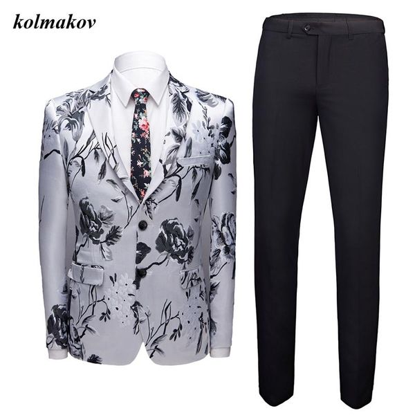 arrival spring style men boutique flowers leisure suits european and american men's two-piece & blazers, White;black
arrival spring style men boutique flowers leisure suits european and american men's two-piece & blazers, White;black