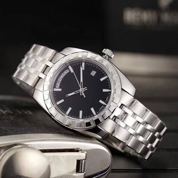 mens watch black dial automatic mechanical movement men watches stainless steel male wrist watch, Slivery;brown
mens watch black dial automatic mechanical movement men watches stainless steel male wrist watch, Slivery;brown