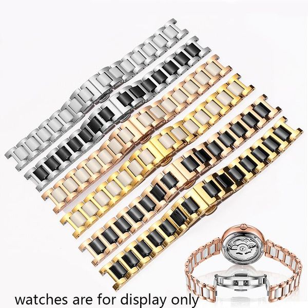 watch bands ceramic +stainless strap 14x8 16x10 18x10 20x12 22x12mm bracelet replacement belt for female's accessories, Black;brown
watch bands ceramic +stainless strap 14x8 16x10 18x10 20x12 22x12mm bracelet replacement belt for female's accessories, Black;brown