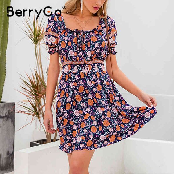 berrygo blackless floral print summer dress square collar puff sleeve boho smocking high waist a-line ruffle short 210513, Black;gray
berrygo blackless floral print summer dress square collar puff sleeve boho smocking high waist a-line ruffle short 210513, Black;gray