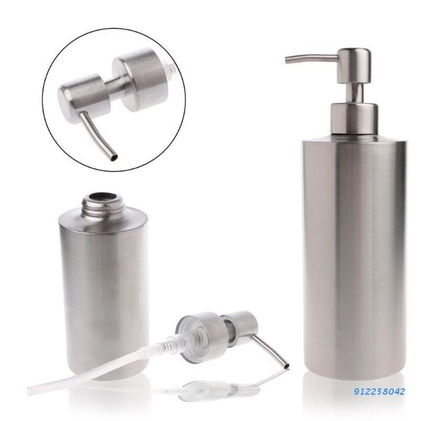 liquid soap dispenser 304 stainless steel pump lotion bottle kitchen bathroom
liquid soap dispenser 304 stainless steel pump lotion bottle kitchen bathroom