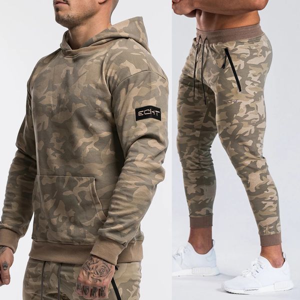 men's brand camouflage hoodie sets, informal cotton ets, sportswear, autumn and winter, Gray
men's brand camouflage hoodie sets, informal cotton ets, sportswear, autumn and winter, Gray