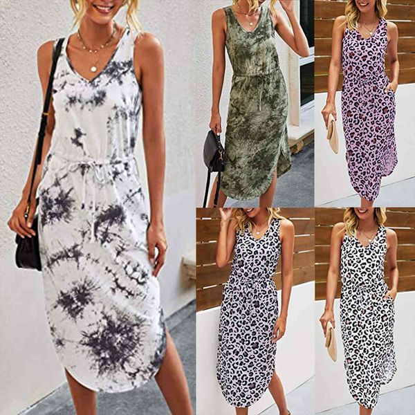 summer sleeveless printing beach side women dress slit drawstring stretch holiday sundress maxi female, Black;gray
summer sleeveless printing beach side women dress slit drawstring stretch holiday sundress maxi female, Black;gray