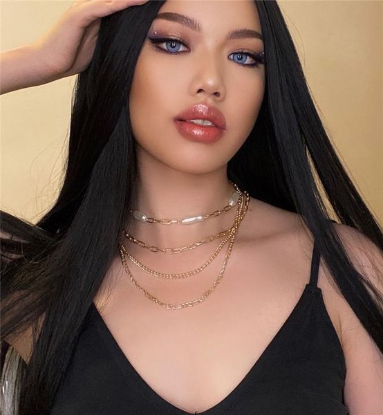 chokers elegant temperament multi-layer tassel necklace simple female jewelry fashionable atmosphere special-shaped pearl set, Golden;silver
chokers elegant temperament multi-layer tassel necklace simple female jewelry fashionable atmosphere special-shaped pearl set, Golden;silver