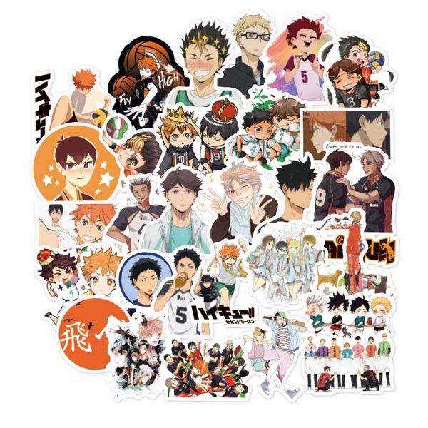 50pcs/lot graffiti stickers basketball volleyball japanese anime sticker for suitcase lapluggage motorcycle phone skateboard car decal
50pcs/lot graffiti stickers basketball volleyball japanese anime sticker for suitcase lapluggage motorcycle phone skateboard car decal