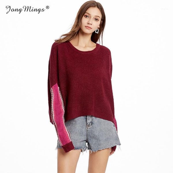 women's sweaters 2021 women pullovers loose knitted autumn winter clothing casual long bat sleeved plus size wear, White;black
women's sweaters 2021 women pullovers loose knitted autumn winter clothing casual long bat sleeved plus size wear, White;black