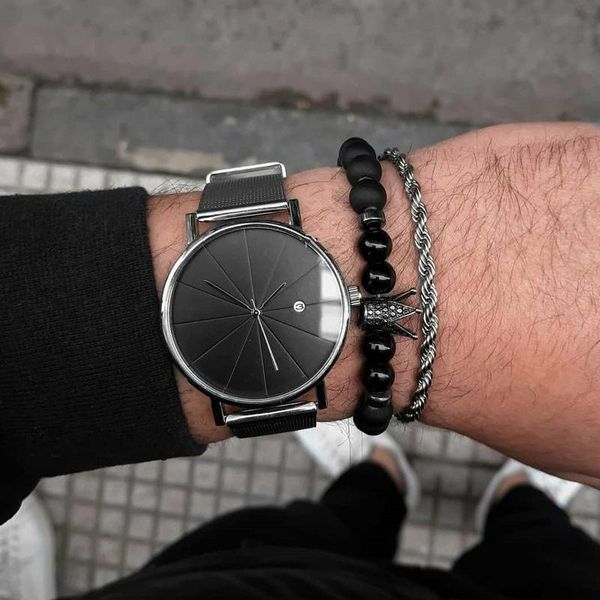 beaded, strands 2021 fashion 2pc/set crown bracelet sets for men handmade strand stone bead yoga women jewelry pulsera hombre, Black
beaded, strands 2021 fashion 2pc/set crown bracelet sets for men handmade strand stone bead yoga women jewelry pulsera hombre, Black